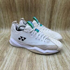Yonex Fusion Rev 4 Tennis Shoes Women's Size 7.5 White Power Cushion Sneakers